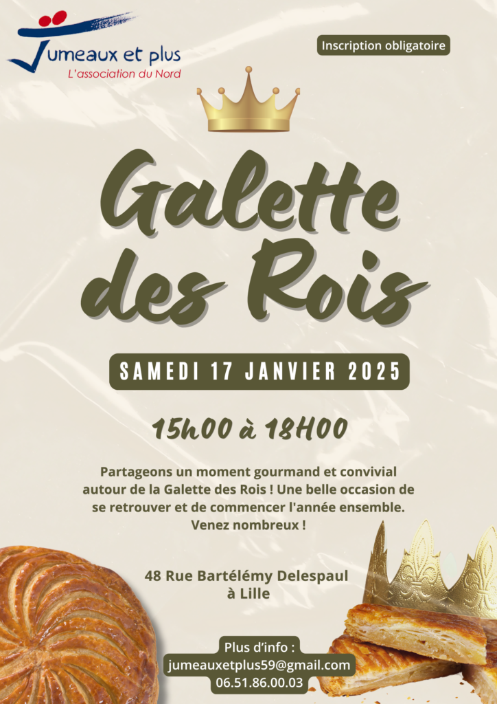Galette des rois le 17/01/2025