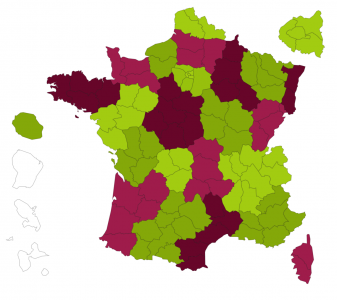 Carte départementale